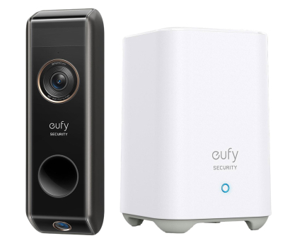 Domofon/wideodomofon Eufy Wideodzwonek Doorbell 2 Pro czarny + HomeBase 2